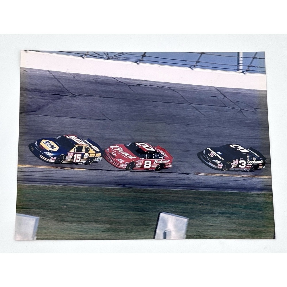 2001 Daytona 500 Dale Earnhardt Sr Jr Michael Waltrip 11x14 NASCAR Photo Print